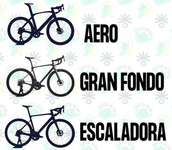 Diferencias entre bicicletas aero, escaladoras y gran fondo: ¿cuál es la ideal para ti?