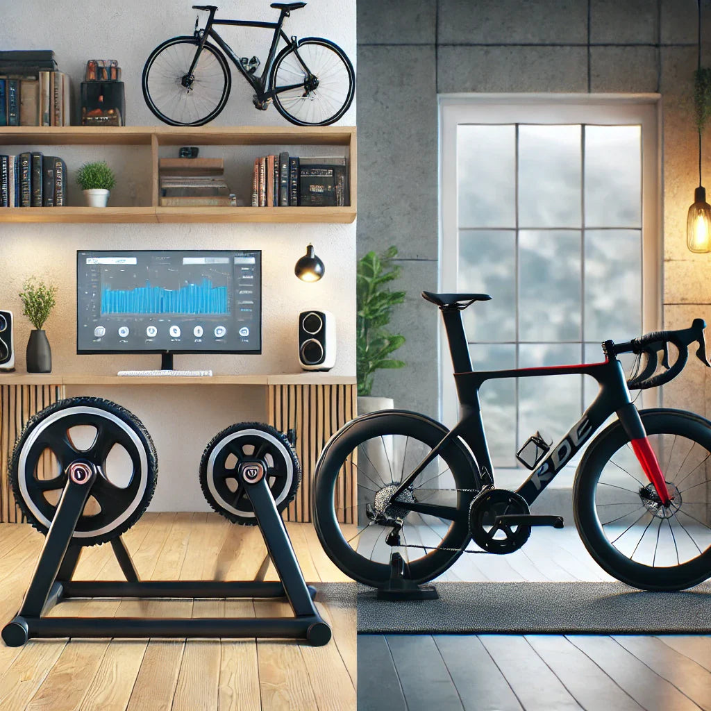 Elige entre rodillo y smart bike para entrenar en casa de forma eficaz