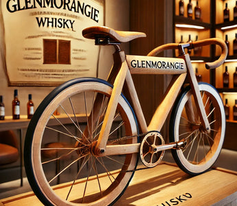 Esta bicicleta está fabricada con madera de envejecer whisky