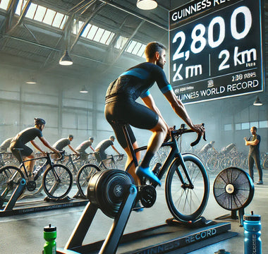 El récord Guinness de Julián Sanz: ¡2.800 kilómetros en 6 días pedaleando sobre un rodillo!